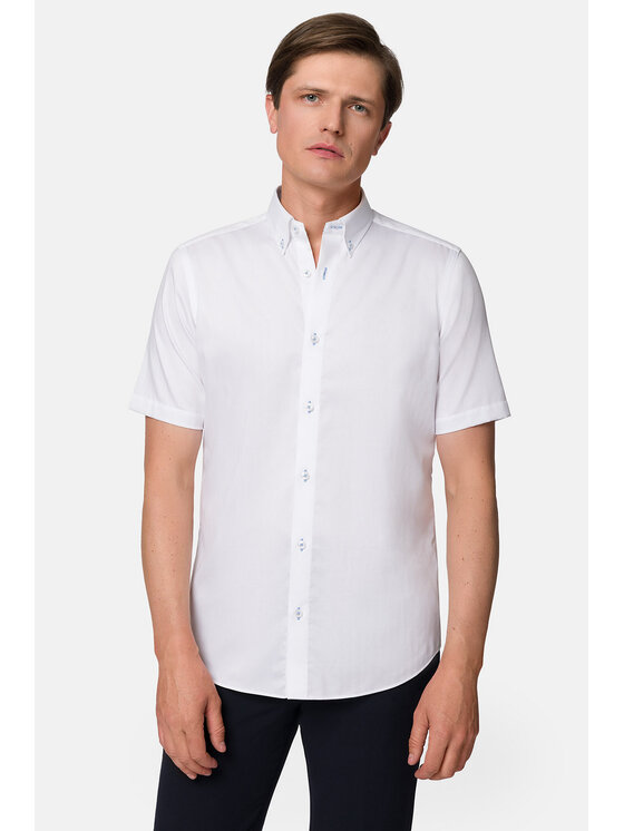 Lancerto Lancerto Koszula Sally KO073123000042 Biały Slim Fit