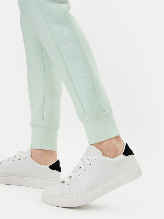 Guess Guess Pantaloni trening V2YB18 K7UW2 Verde Regular Fit