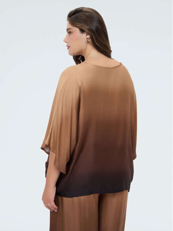 Fiorella Rubino Fiorella Rubino Blusa 2031E000388N0V2 Marrone A-Line Fit