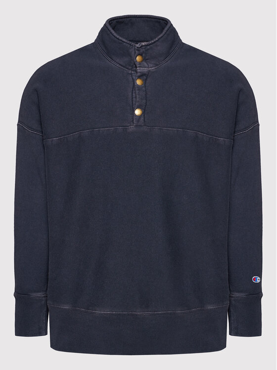 Champion Champion Μπλούζα 216490 Σκούρο μπλε Relaxed Fit