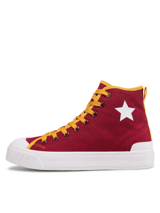 Jenny Fairy Jenny Fairy Sneakers aus Stoff WSS20428-01 Dunkelrot