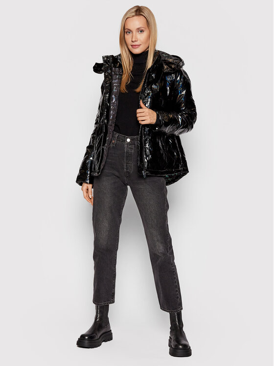 Giubbotto piumino Sunlion 21WWEWBE Nero Oversize