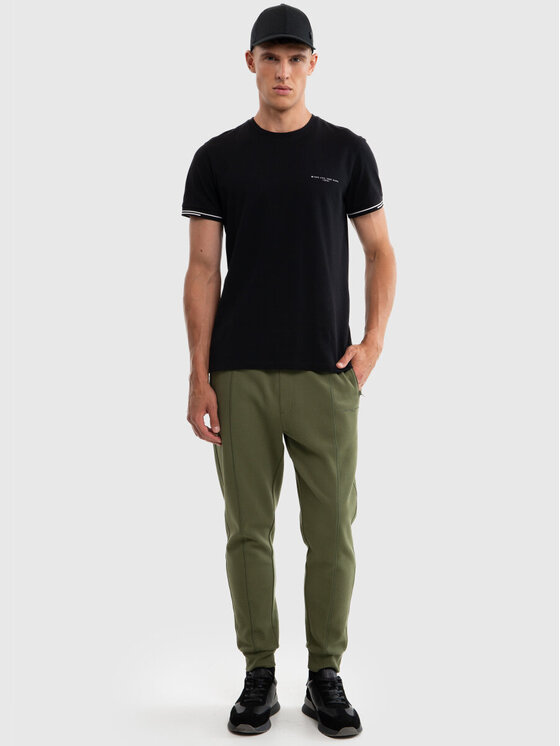 BIG STAR BIG STAR T-Shirt WLADER_906_150 Czarny Classic Fit