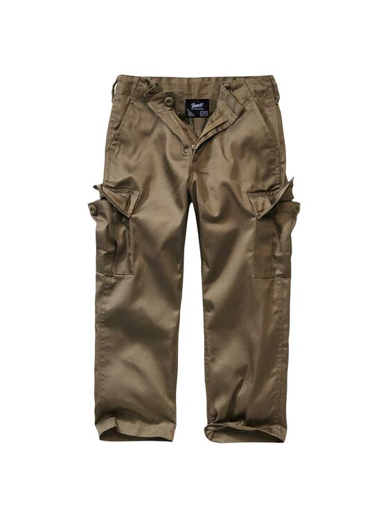 Brandit Brandit Spodnie materiałowe 6003.1.158-164 Khaki Regular Fit