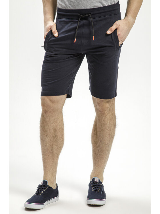 Cross Jeans Cross Jeans Szorty sportowe 49058-001 Granatowy Regular Fit