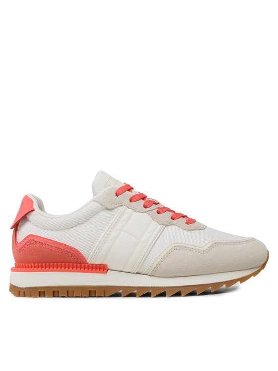 Sneakers Tommy Jeans Retro Runner EN0EN02214 Alb