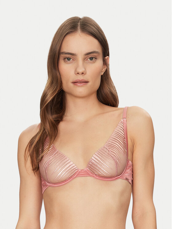 Hunkemöller Podprsenka s kosticami Daphne 300393 Červená