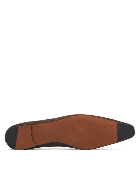Polo Ralph Lauren Polo Ralph Lauren Balerini Suede Lace-Up Pointed Ballet Flat 818P15775001 Maro
