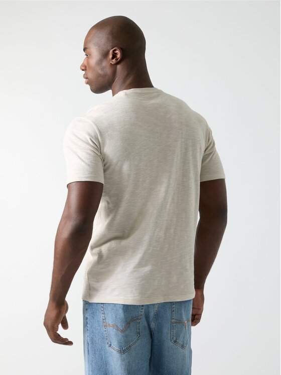 Guess Guess T-Shirt 183148 Krémová Classic Fit