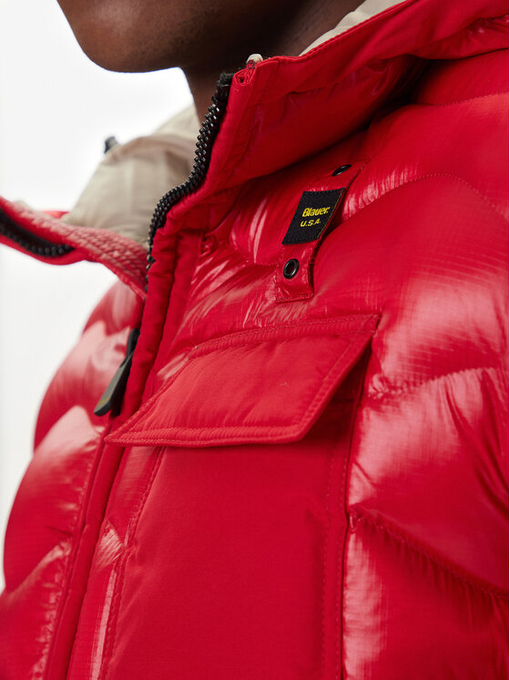 Blauer Blauer Prehodna jakna 25WBLUC02080 00598 Rdeča Regular Fit