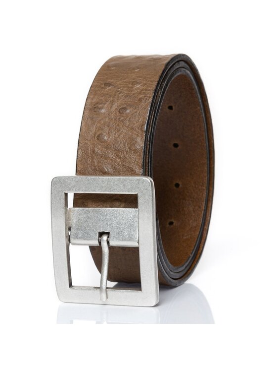 Mustang Mustang Pasek Męski BELT Brązowy