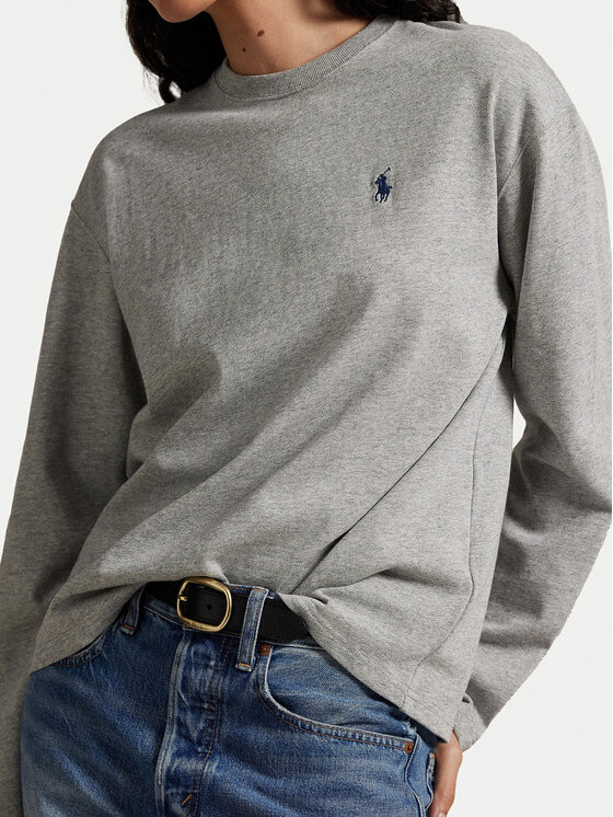 Polo Ralph Lauren Polo Ralph Lauren Bluzka 211967105003 Szary Straight Fit