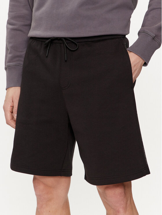 Calvin Klein Jeans Calvin Klein Jeans Sport rövidnadrág Logo Repeat J30J325129 Fekete Regular Fit