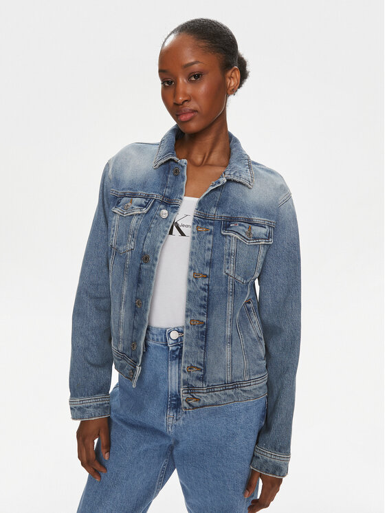 Tommy Jeans Giacca di jeans DW0DW16994 Blu Regular Fit