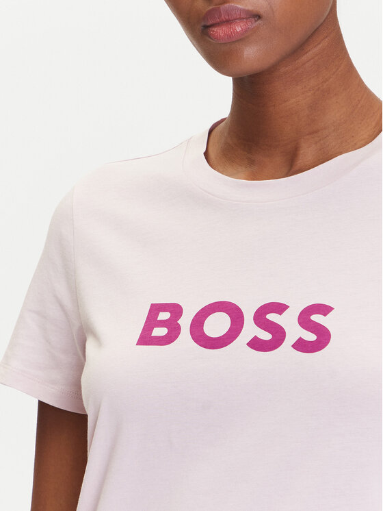 BOSS BOSS T-Shirt C_Elogo_5 50501139 Różowy Regular Fit