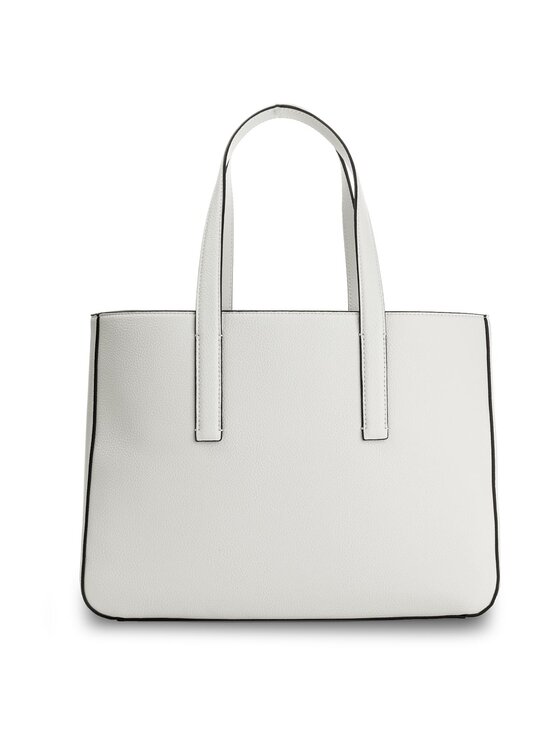 Calvin Klein Torebka Edge Medium Shopper K60K603986 Bia y Modivo.pl