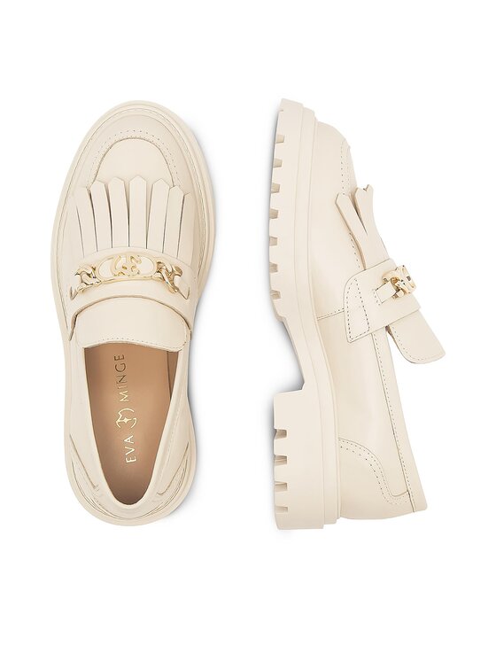 Eva Minge Eva Minge Loaferice ANGE-1018 Bež