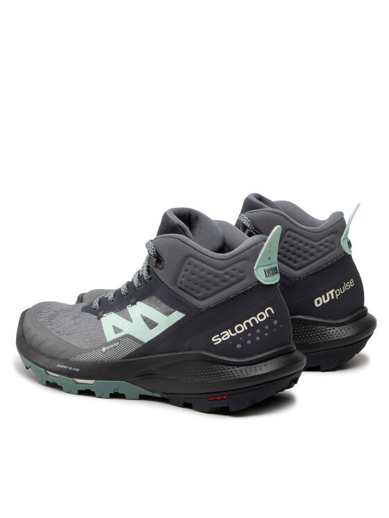Salomon Salomon Pārgājienu apavi Outpulse Mid Gtx W GORE-TEX 470672 20 V0 Pelēks