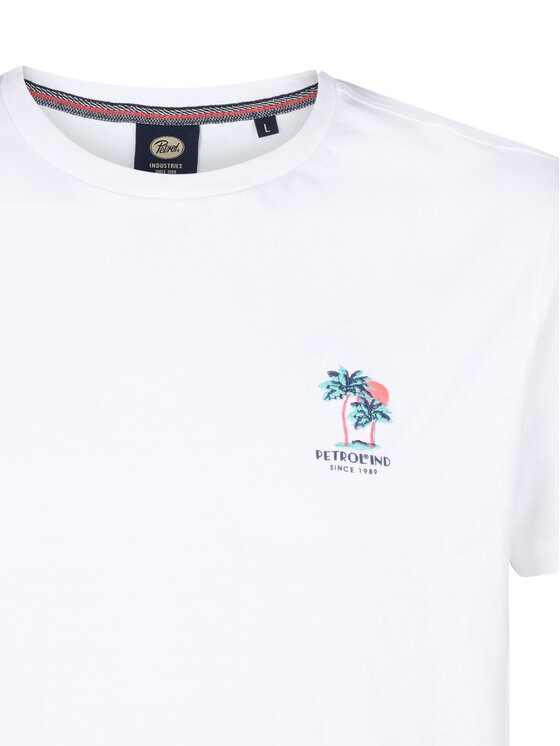 Petrol Industries Petrol Industries T-Shirt M-1050-TSR644 Λευκό Regular Fit