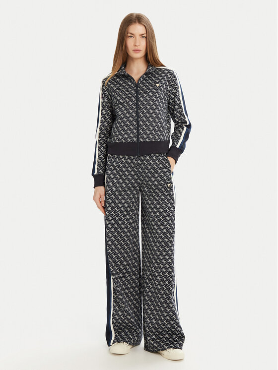 Guess Guess Donji dio trenerke V5RB03 KCO90 Crna Palazzo Fit