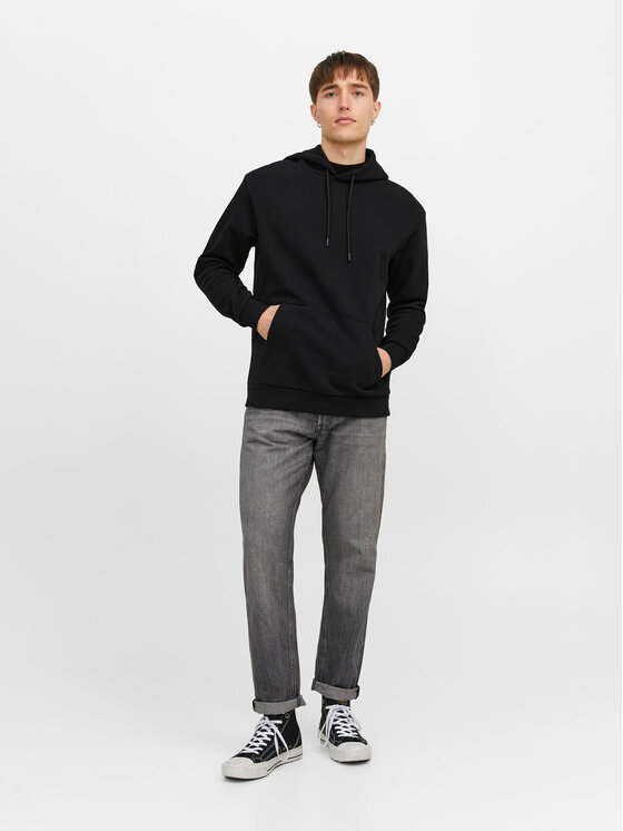 Jack & Jones Jack & Jones Hanorac Bradley 12249340 Negru Relaxed Fit