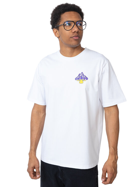 Palto Palto T-Shirt Meditate Biały Relaxed Fit