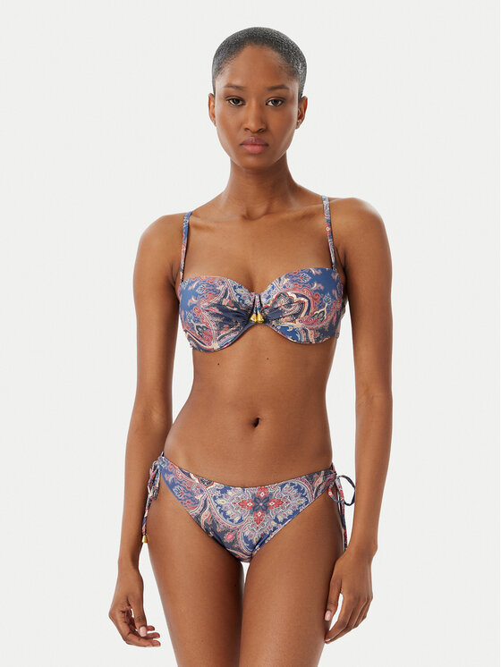 Selmark Selmark Góra od bikini BO916 Niebieski