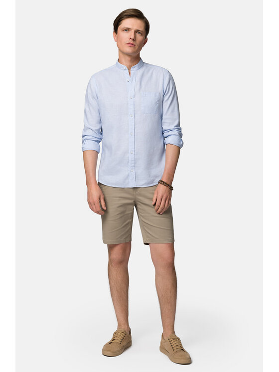 Lancerto Lancerto Koszula Ariel KO073123000027 Błękitny Slim Fit