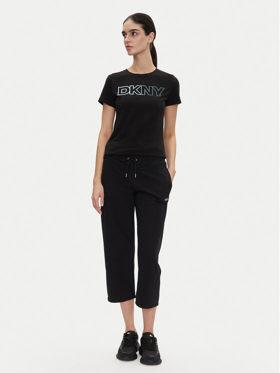 DKNY Sport DKNY Sport Тишърт DP5T1193 Черен Regular Fit