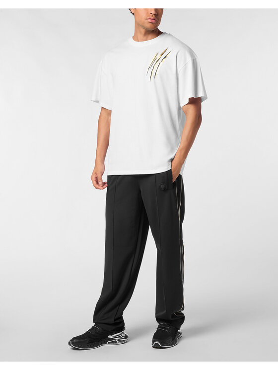 Plein Sport Plein Sport T-shirt 24083 Bianco Regular Fit