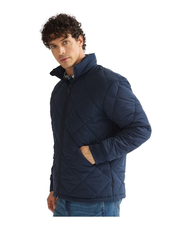 Wrangler Wrangler Kurtka przejściowa 112386928 Granatowy Regular Fit