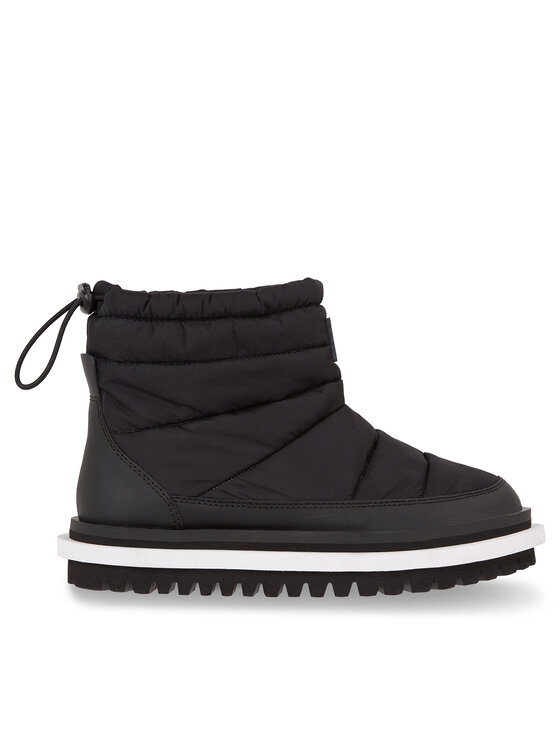 Tommy Jeans Tommy Jeans Μποτάκια Tjw Padded Flat Boot EN0EN02292 Μαύρο