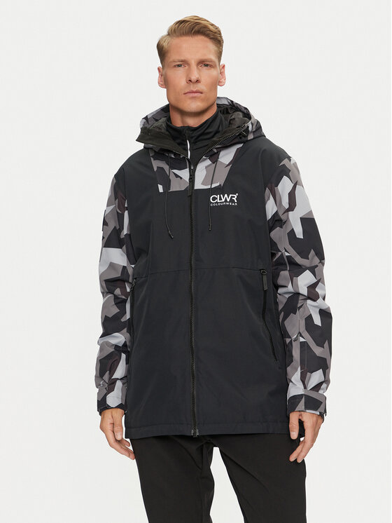Colourwear Giacca da sci Block Jacket 7010295 Nero Regular Fit, taglia : L