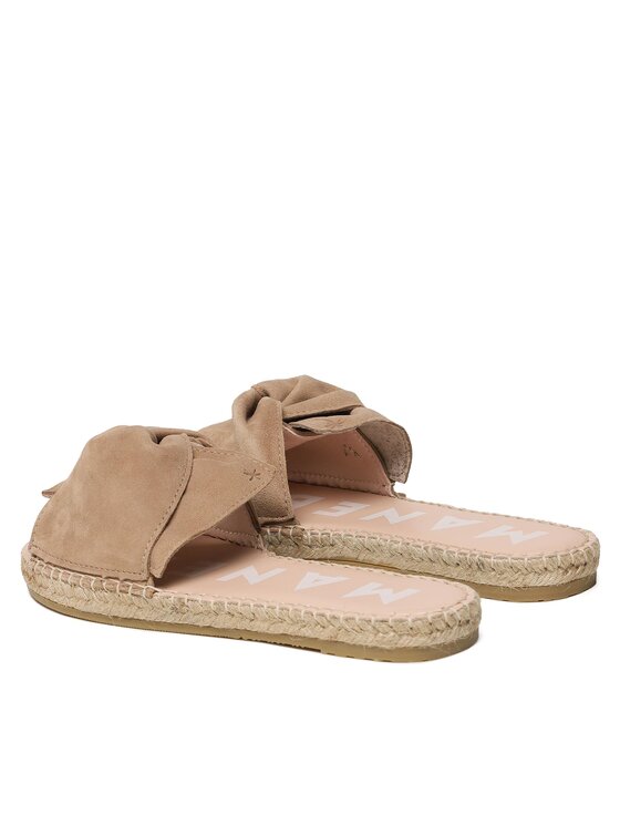 Manebi Manebi Espadrile Sandals With Knot W 1.9 JK Bej