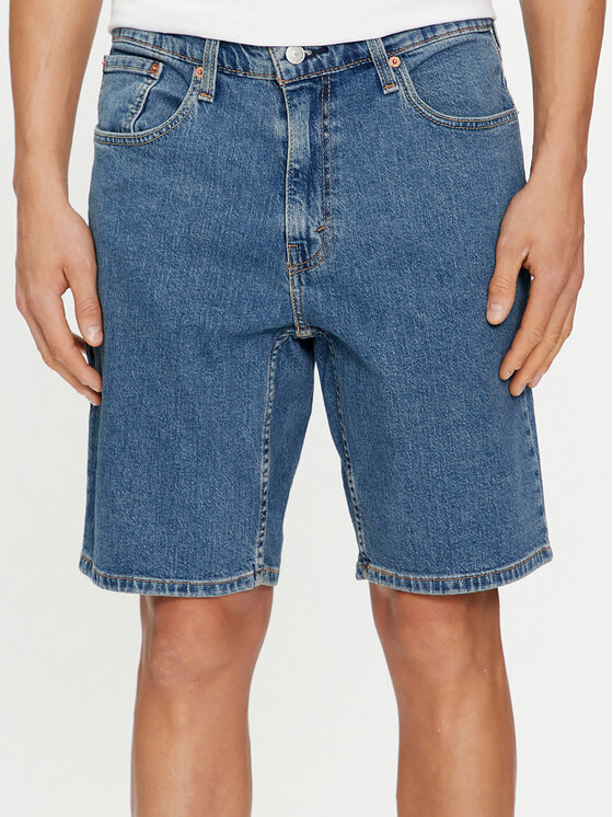 Levi's Pantaloncini di jeans 445 Athletic A7219-0002 Blu Regular Fit, taglia : 30