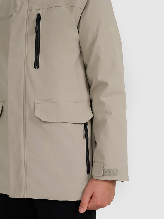 4F 4F Kurtka przejściowa OUTERWEAR Brązowy jasny Regular Fit