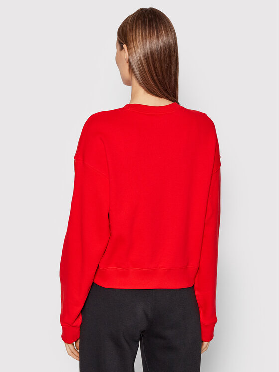 Felpa adicolor Classics HC2063 Rosso Relaxed Fit