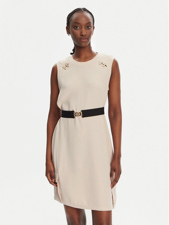 Liu Jo Sport Liu Jo Sport Kleid für den Alltag TA5139 TS923 Beige Regular Fit