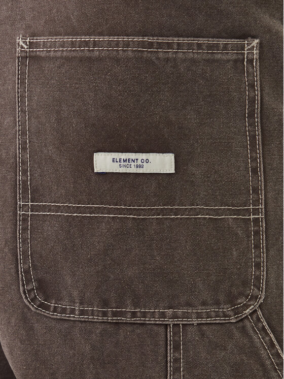 Element Element Bavlnené nohavice Big Carpenter Canvas ELYNP00201 Hnedá Relaxed Fit