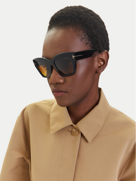 Tom Ford Tom Ford Okulary przeciwsłoneczne FT1191 01F Czarny