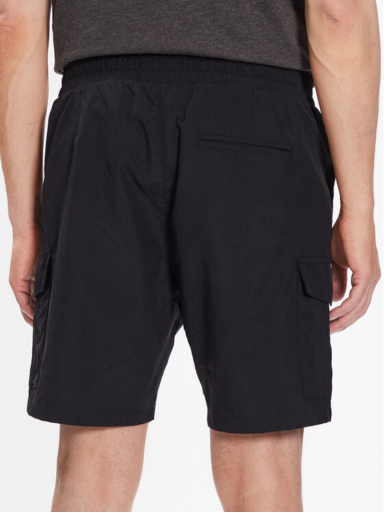 Brave Soul Brave Soul Stoffshorts MSRT-FINETAS Schwarz Regular Fit