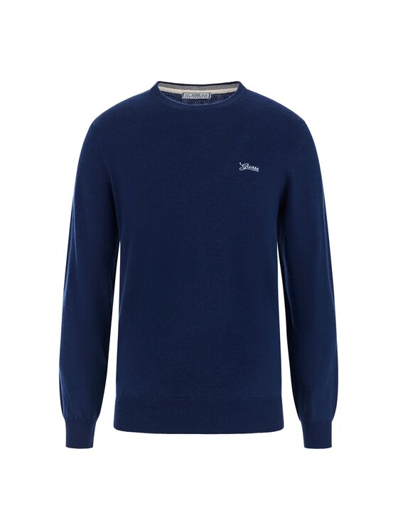 Guess Guess Sweter 176375 Niebieski Classic Fit