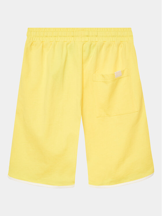 United Colors Of Benetton United Colors Of Benetton Sportske kratke hlače 3BL0C901R Žuta Regular Fit
