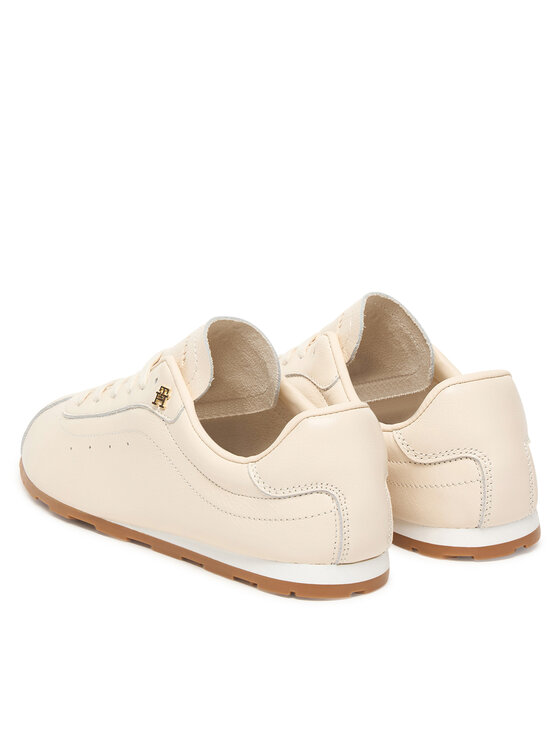 Tommy Hilfiger Tommy Hilfiger Snīkeri Th Low Profile Runner FW0FW08951 Écru