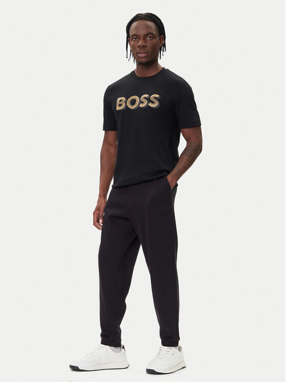 BOSS BOSS Spodnie dresowe C-Locsin 116 50544109 Czarny Regular Fit