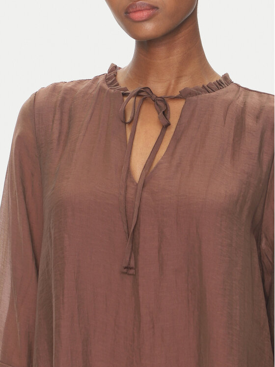 ViCOLO ViCOLO Vasarinė suknelė Abito TD0753 Ruda Regular Fit