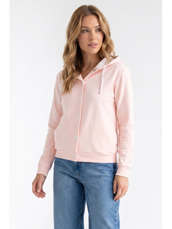 FIGL FIGL Narzutka M1370 Różowy Loose Fit