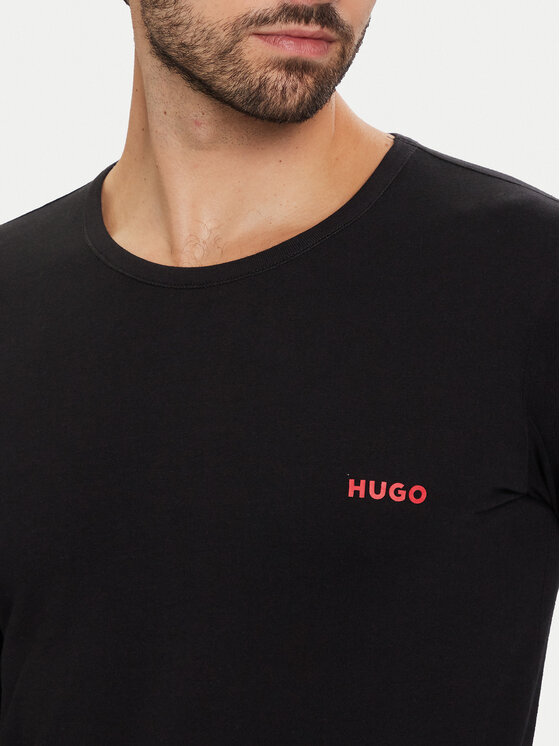 HUGO HUGO Rinkinys: 3 ilgarankoviai marškinėliai 50492631 Spalvota Regular Fit