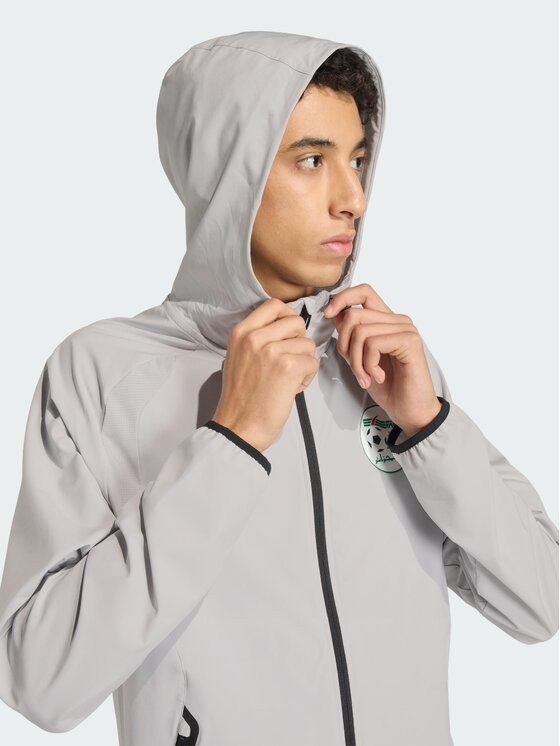 adidas adidas Wiatrówka Algeria Tiro Tech Full Zip Szary Slim Fit