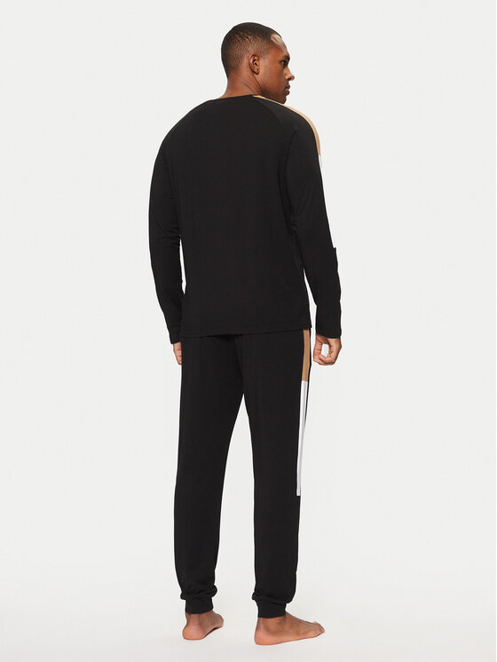 BOSS BOSS Pidžama Balance 50535718 Crna Regular Fit